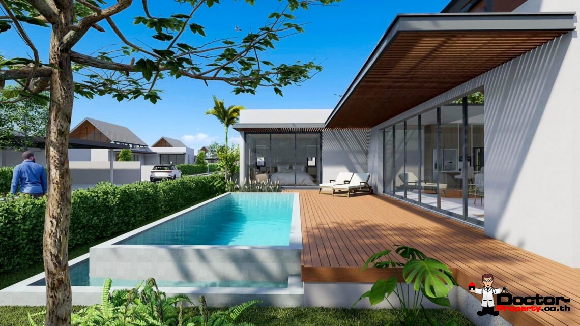 New Modern 3 Bedroom Private Pool Villa in Ban Tai, Koh Samui – For Sale